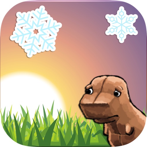 Dino hates snow Icon