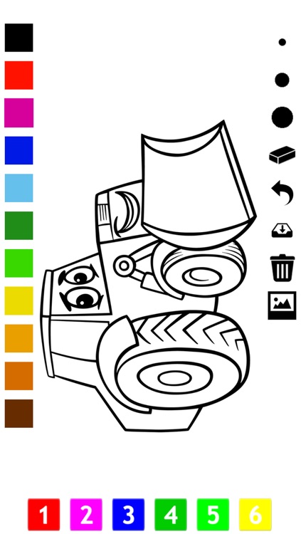 A Cars Coloring Book for Children: Learn to color a racing car, SUV, tractor, truck and more