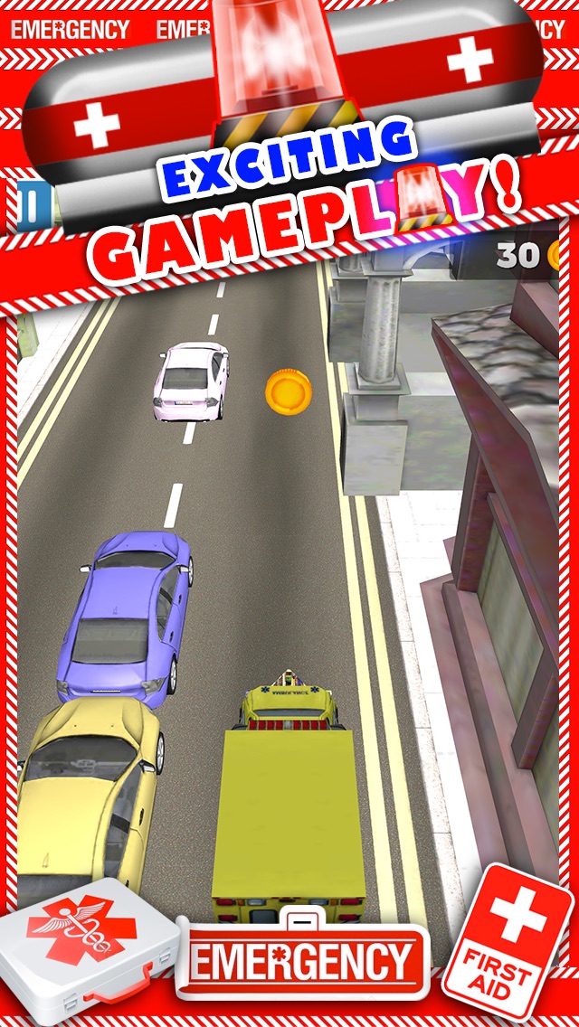 3D AMBULANCE DRIVING RACE CAR GAME FREE 1.0 IOS