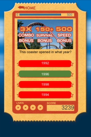 Roller Coaster Trivia screenshot 2