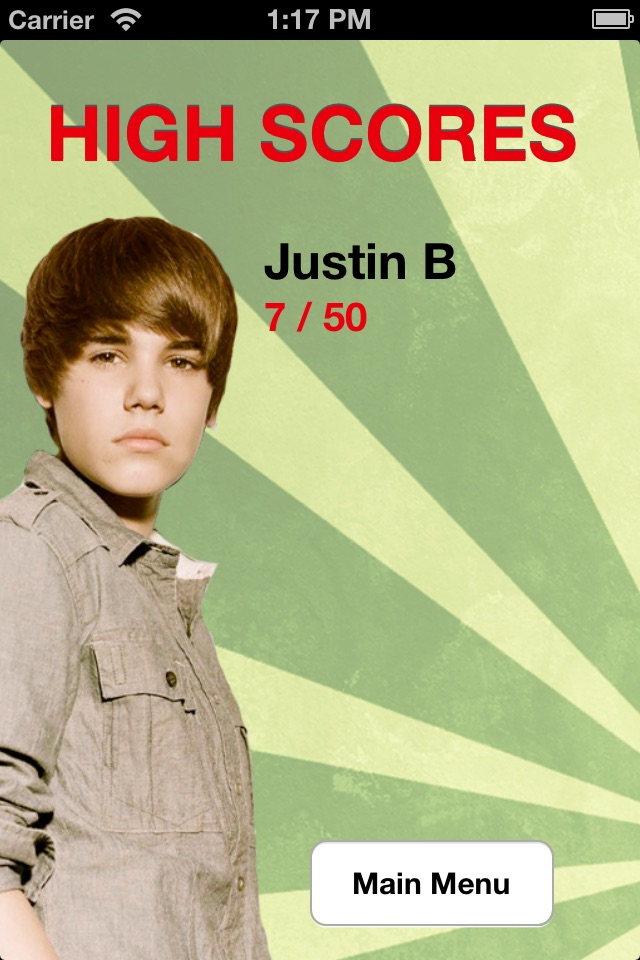 Quiz Time- Justin Bieber Edition screenshot 3