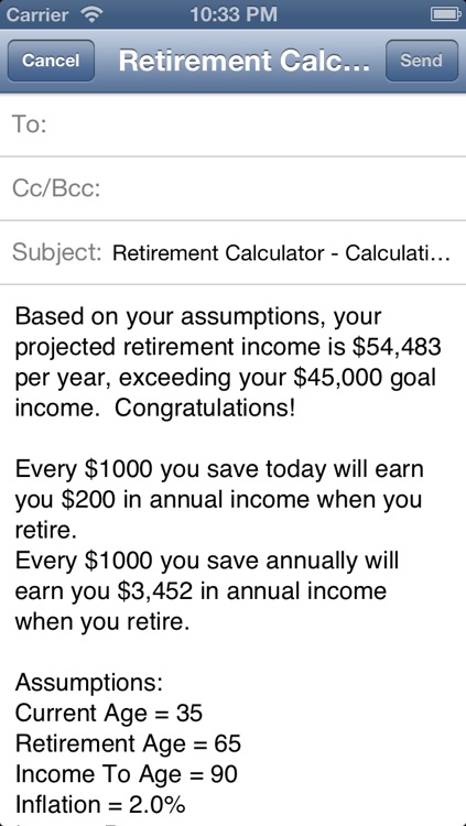 Retirement Income
