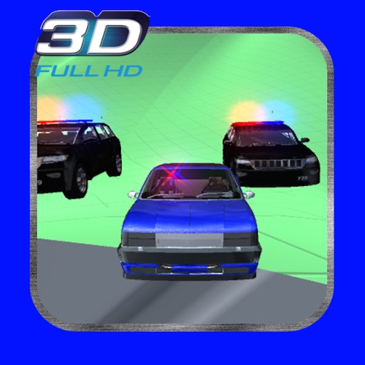 Old Car Escaped Pollice 3D iOS App