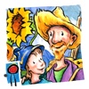 Van Gogh and the Sunflowers: encourage creativity and teach your child art history in this interactive book with text and paintings by Laurence Anholt (by Auryn Apps)