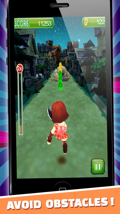 Heroes Elf Mage Run - FREE - Magic Land 3D Warrior Girl Jump & Slide Escape