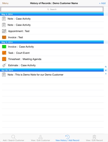 Lawyer ON The GO - Mobile App for Case Events and Client Records screenshot 4