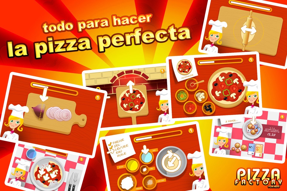 Pizza Factory for Kids screenshot 2