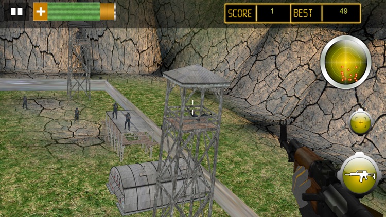 Army Gunship Attack: A Guerilla Commando War - Killing Rebellions in Military Base screenshot-3