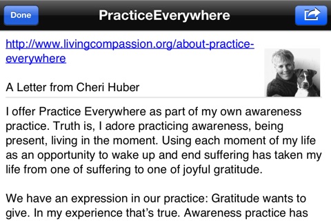 Practice Everywhere with Cheri Huber screenshot 3