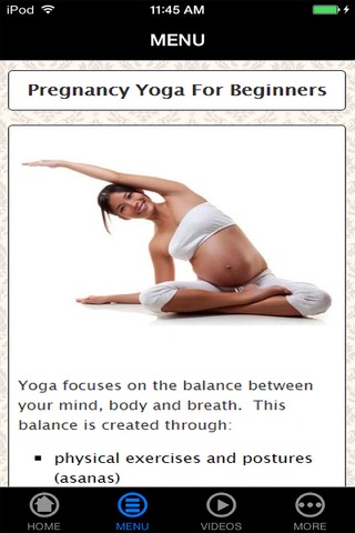 Easy Pregnant Yoga Exercise Video Guide & Tips For Best New Mommy screenshot 2