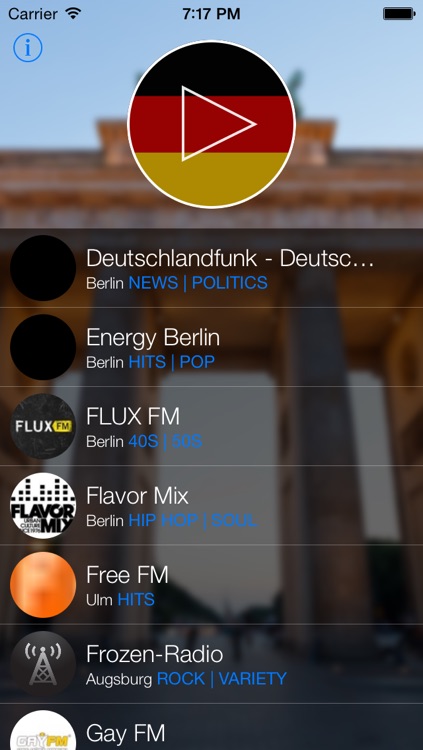 Deutschland Radio - Tunein to live German radio stations screenshot-3