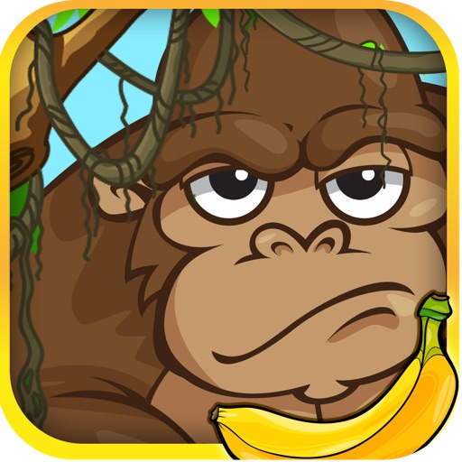 Ape Kong Jump For Banana and Fruit Run - Fun Free Jungle Adventure Time Game for Kids Icon