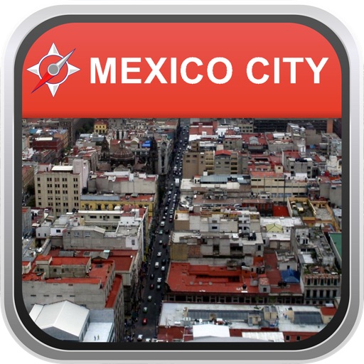 Map Mexico City, Mexico: City Navigator Maps