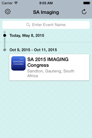 SA Imaging Congress screenshot 2