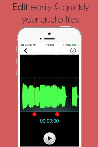 Audio Memos: Trimming, Playback, Notes and Podcasts screenshot 2