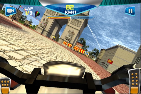 3D City Bike Rider Free screenshot 2