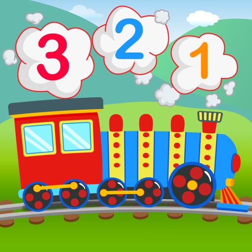 Babli The Numbers Train Free - Tap, Explore and Learn counting from 1 to 20 icon