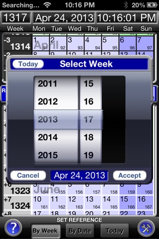iWeeks: Week Number Calendar screenshot 2