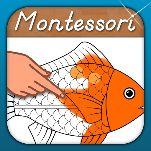 Animals and Plants - Montessori Coloring Activities icon