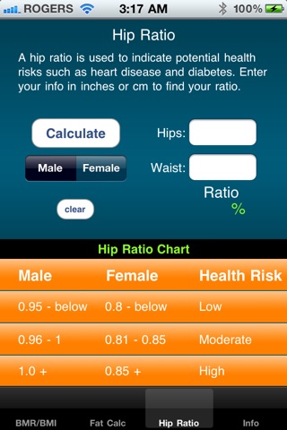 IPhat - BMR, BMI, & Hip/Neck screenshot 4