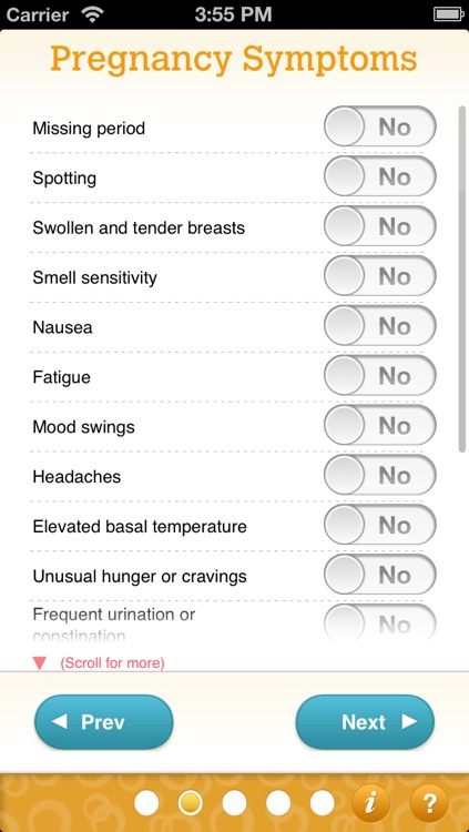Pregnancy Test & Pregnant Symptom Checker Quiz