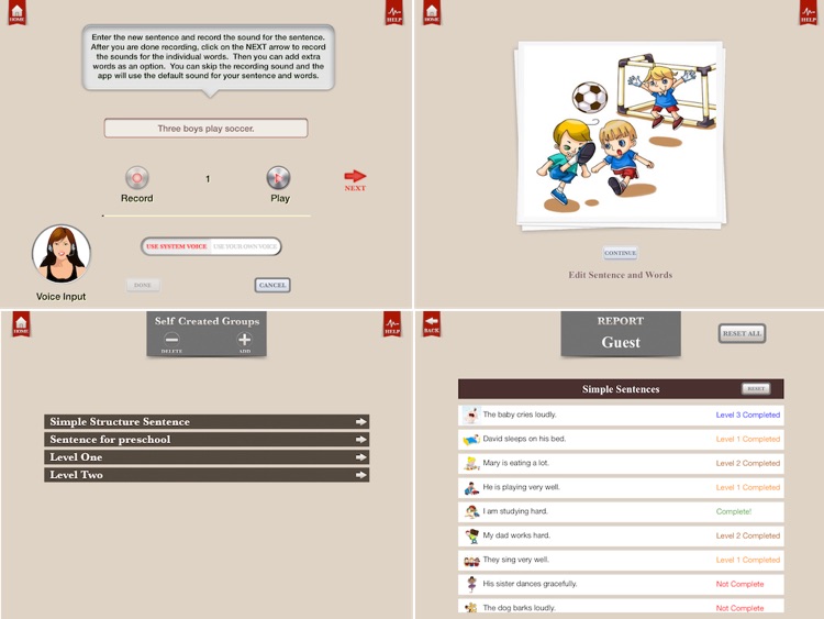 Sentence Builder for Special Needs Children Free screenshot-3