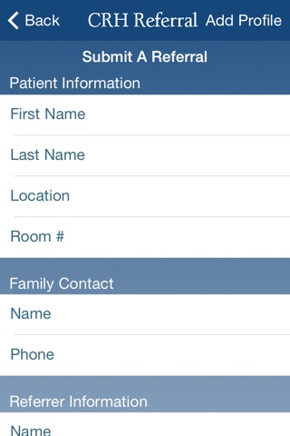 Carolina Caring Referral screenshot 2