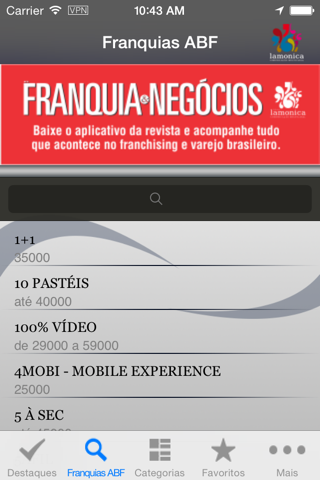 Guia Franquias&Varejo® screenshot 2