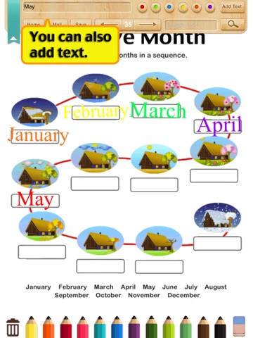 Kids Math-Measurement Worksheets(Grade 1) screenshot 3