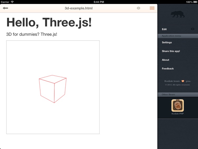 Kodiak JavaScript screenshot-3