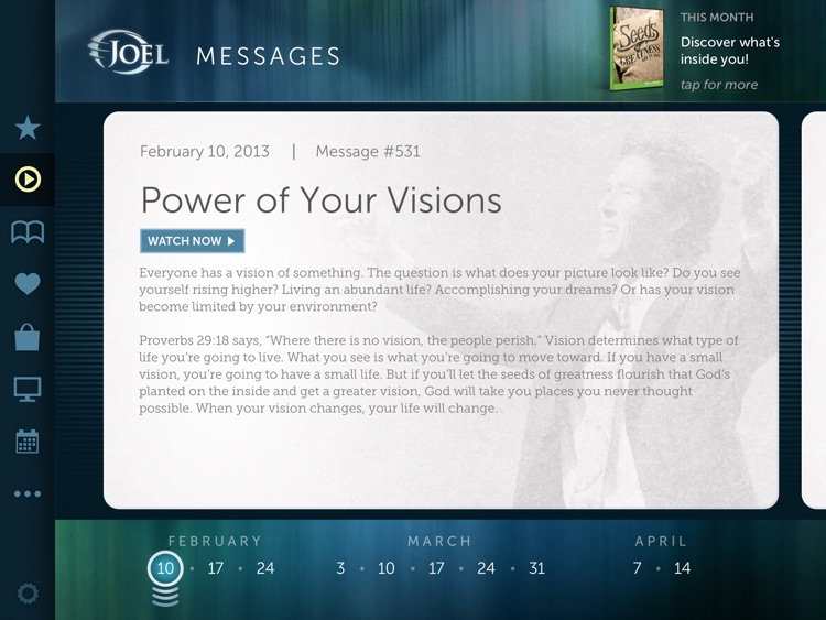 Joel Osteen for iPad