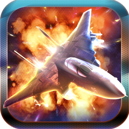 Aerial Jet War Shooting: Fighter Air Combat Game HD Free iOS App
