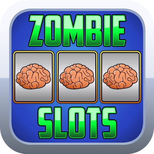 Brains Brains Brains Zombie Casino Slot Machine Icon