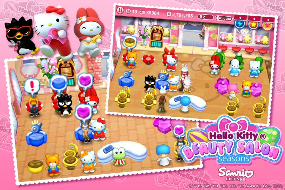 Hello Kitty Beauty Salon Seasons screenshot 3