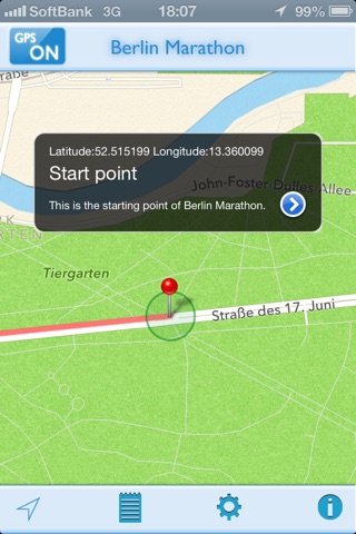 GPS-R for Berlin Marathon screenshot 2