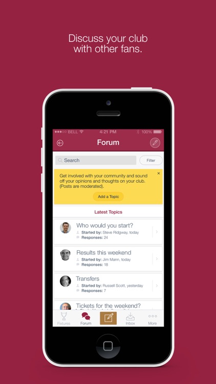 Fan App for Northampton Town FC