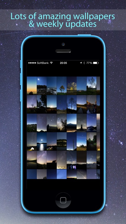 Starry Sky Wallpapers HD for iOS7 to Beauty Your Screen