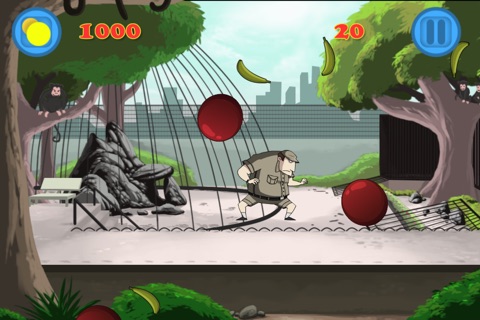 Ape Escape Dodgeball FREE - A Monkey vs. Zookeeper Battle Game screenshot 2