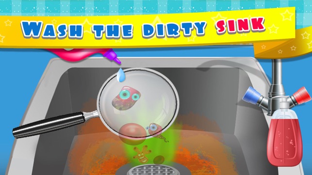 Kids Dish Washing and Cleaning Game - Free Fun Kitchen Games(圖3)-速報App