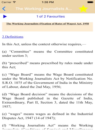 The Working Journalists Act 1958 screenshot 3