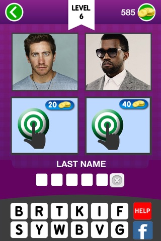 Celebrity Photo Quiz - Can you guess who's that pop celeb icon in this word game? screenshot 2