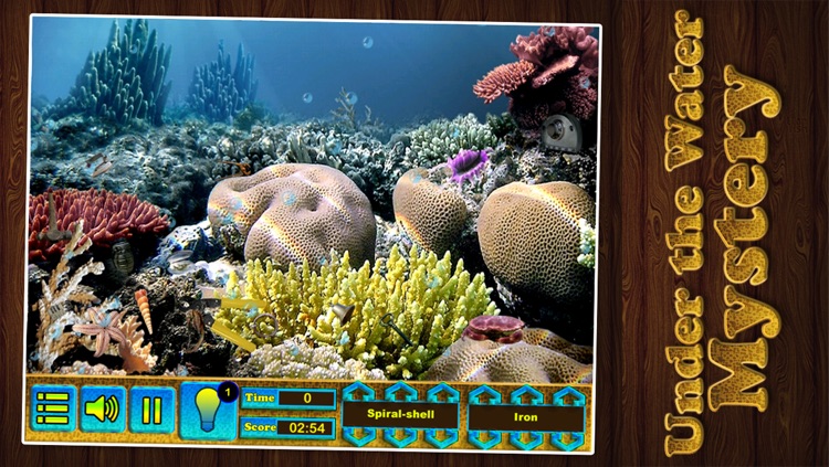 Hidden Object,Hidden Objects,Under Water Mystery,Case solved,Kids Game,Puzzle,Aquarium With Game