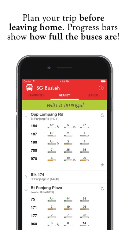SG BusLeh Pro: With Bus Location!