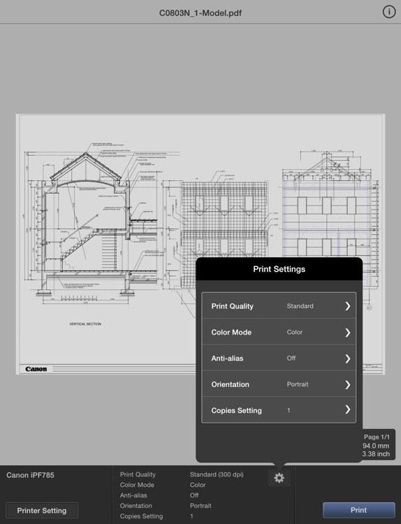 Canon imagePROGRAF Print Utility screenshot-3