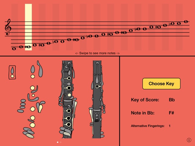 Clarinet Fingering Guide(圖1)-速報App