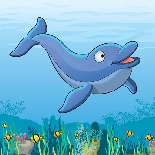 Kids Hungry Fish Game - Free Dolphin Version iOS App