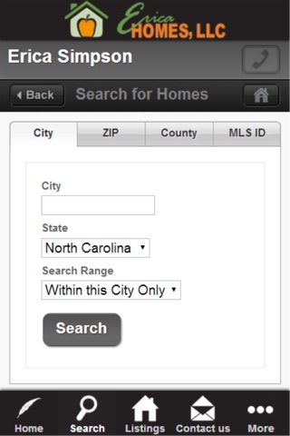 Erica Homes, LLC screenshot 2