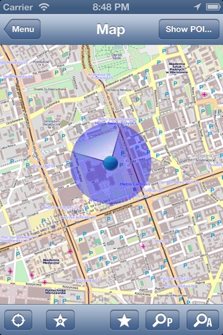 Warsaw, Poland Offline Map - PLACE STARS screenshot 3