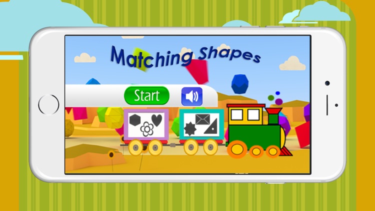 Matching Shapes game for kids