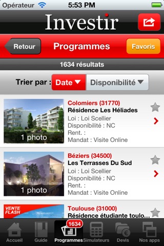 Investir screenshot 2